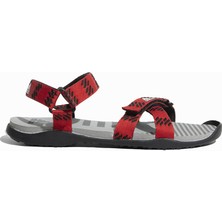 adidas MOARY Erkek Sandalet Kırmızı Düz Desenli 46 Numaralı Rahat Kullanım için Tasarlandı GC0767