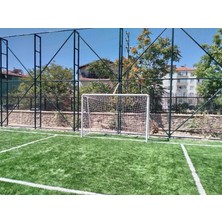 Uzman Güvenlik Filesi Kale Filesi 3X2M  1 Çift Kalınlık 6mm Derinlik 50CM Futbol Kale Filesi