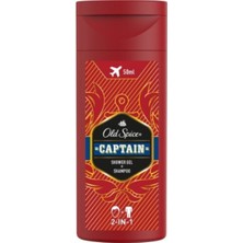 Old Spice Captain Duş Jeli & Şampuan 50 ml x 5 Adet