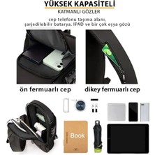 Torz Unisex  Çapraz Askılı Göğüs Omuz ve  Mini Küçük Sırt Çantası Vegan Deri