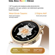 Watch Gt4 Mini Akıllı Saat Tüm Telefonlara Uyumlu Kordon Hediyeli 41MM