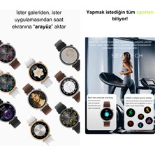 Seyutech Watch Siyah HX4 mini Akıllı Saat Tüm Telefonlara Uyumlu 3 Kordon Hediyeli 41MM