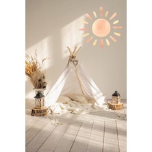 Lizpo Decor Güneş Bohem Duvar Sticker, Bebek ve Çocuk Odası Dekoratif Duvar Çıkartması