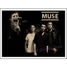 Longbang Shop No.10 Stili 42X30 Muse Poster.muse Rock Müzik Vintage Retro Poster Kraft Kağıt Dekoratif Duvar Sticker (Yurt Dışından)
