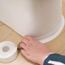 Longbang Shop Beyaz Stil 320X2,2 cm Pvc Su Geçirmez Duvar Etiket Kendinden Yapışkanlı Lavabo Soba Çatlak Şerit Mutfak Banyo Küveti Köşe Sızdırmazlık Bandı Su Geçirmez (Yurt Dışından)