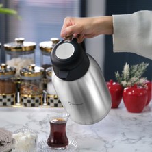 Penguen 1200XB Çift Katlı Çelik Termos 2 Litre Çay Termosu