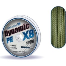 Dynamic Pe 8x Braid Line 100 Metre Yeşil Ip Misina