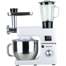 Yasomi Sm 1511BML LED Ekran Kıyma Çekme Aparatlı Blender 7 Litre Stand Mikser Mutfak Şefi