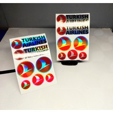 Vtr Oto Hologramlı Stıcker Türkısh Aırlınes Orta Boy