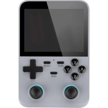 Cosmostech D007 Plus Android Taşınabilir Retro El Atarisi Game Oyun Konsolu 10.000 + Oyunlu Gri