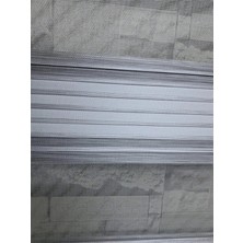 Özel Jaluzi Gri Beyaz Geçişli Bambu Geniş Plise  Zebra Perde