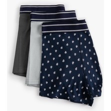 Koton 3'lü Boxer Seti Baskılı Çok Renkli Pamuklu