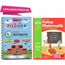 Zoziler 4.Sınıf Matematik Canlanan Soru Bankası ve Çıkartmalarla Matematik Kitabı