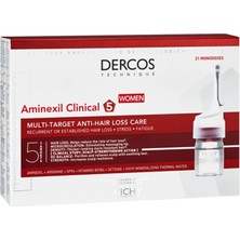 SDR Dercos Aminexil Clinical 5 21X6ML - Kadınlar Için Saç Dökülmesine Karşı Serum