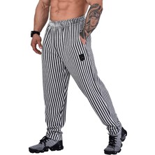 BGSM Body Pantolon Kışlık Eşofman Altı Çizgili Bgsm PNT1320