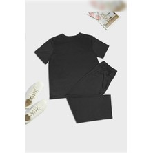 Tampap Erkek Baskılı Pijama Takımı Kısa Kollu Tampap 2170