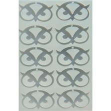 Depposite Epoksi Reçine Baykuş Kafası Anahtarlık ve Kolye Kalıbı