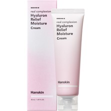 Hanskin Hyaluron Relief Cream-Rahatlatıcı Nemlendirici Krem-Hyaluronik Asit Ile Fermente Edildi 50ml