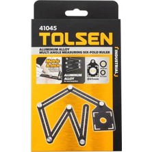 Tolsen 41045 Tolsen Alüminyum Alaşım Çok Açılı Ölçüm Çetveli