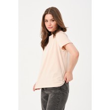 Owut Collection Owut Kadın Bisiklet Yaka Basic T-Shirt