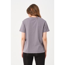Owut Collection Owut Kadın Bisiklet Yaka Basic T-Shirt