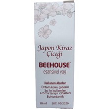 Bee House Beehouse Japon Kiraz Çiçeği Esansiyel Buhurdanlık Yağı 10ML