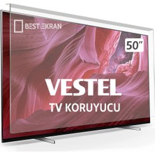 Best Ekran  Vestel 50QA9700 Tv Ekran Koruyucu - Vestel 50" Inç 126 cm Ekran Koruyucu