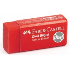Faber-Castell Faber Castell Küçük Kırmızı Okul Silgisi 3 Lü