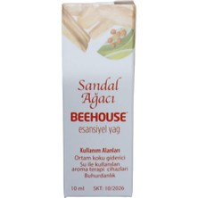 Bee House Beehouse Sandal Ağacı Esansiyel Buhurdanlık Yağı 10ML