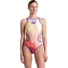 Arena One Morning Light Swimsuit Kadın Mor Yüzücü Mayosu 007244990