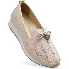 Ispartalılar 230E Rahat Ortopedik Taban Günlük Kadın Ayakkabı Babet Kadın Yazlık Ayakkabı