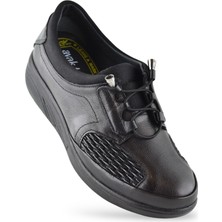 Ispartalılar 4204 Tam Ortopedik Taban Günlük Hakiki Deri Kadın Ayakkabı Anne Ayakkabısı