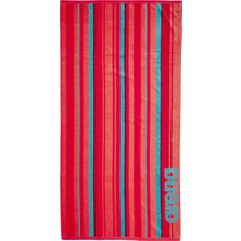 Beach Towel Multistripes Iı Unisex Kırmızı Antrenman Havlu 007302200