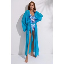 Pierre Cardin Kadın Sax Kaftan Pareo C2T1N8O142