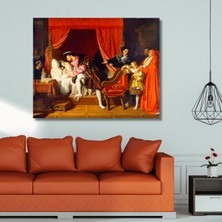 Gaagart Tekli Yatay Kanvas Duvar Tablosu Leonardo Da Vinci 'nin Ölümü