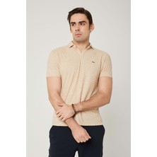 Coonless Erkek Yakalı Toprak Tshirt