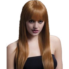 Gold Renk Uzun Parti Peruğu 60 cm