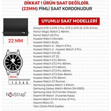 Novstrap Huawei Watch Gt4 46MM Gt3 46MM Gt3 Pro Gt3 Se Elite GT2E ile Uyumlu Kordon 22MM New Lansman