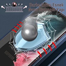 HANPORIUM Samsung Galaxy S23 Plus 5G Ekran Koruyucu Esnek Nano Hydrogel Film - Extra Darbe Emici Etkin Koruma - Ekranı Tam Kaplar