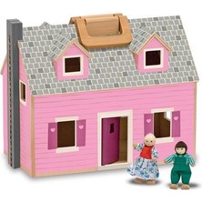 Melissa&Doug Melissa & Doug Ahşap Taşınabilir Küçük Mobilyalı Ev