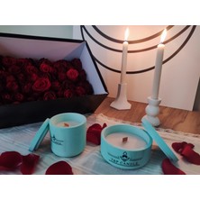 T&P Candle Kokulu Soya Wax Mum Beton Saksılı Mum 2'li set