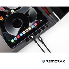 Remorax Coral Type C-C, 150 Cm, 60 Watt Power Delivery, Siyah Kablo + Beyaz/Siyah Uçlar