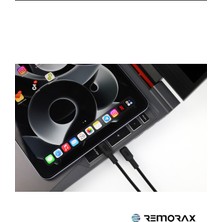 Remorax Coral Type C-C, 120 Cm, 60 Watt Power Delivery, Siyah Kablo + Siyah/Siyah Uçlar