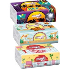 Familia Puf Mendil (3 Katlı) Karma 900 Adet (6PK*150) (Yaz Pufu Serisi 50 Ler/ 70 Ler / 90 Lar)