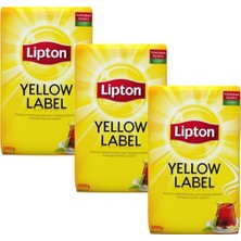 Lipton Yellow Label Loose Dökme Siyah Çay 1000 gr 3 Adet