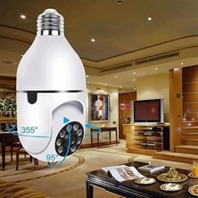 Hatiç Store Buffer Wifi 360 Panoramik Ampul Kamera Gece Görüş Ses Akıllı Hareket Algılayıcı