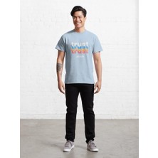 Otuz5 Trust Jesus Baskılı Bisiklet Yaka T-Shirt