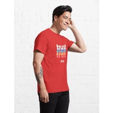 Otuz5 Trust Jesus Baskılı Bisiklet Yaka T-Shirt
