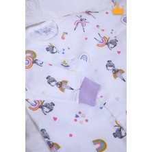 Begisa 2-8 Yaş 1 Tog Pazen Çocuk Uyku Tulumu Unisex Uzun Kollu Uyku Tulumu
