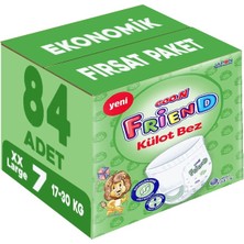 Goon Friend Külot Bebek Bezi Beden:7 (17-30KG) Xx Large 84 Adet Ekonoik Fırsat Pk